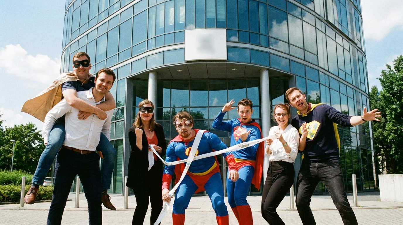 Photo groupe originale entreprise – Cédric HELSLY Photographe